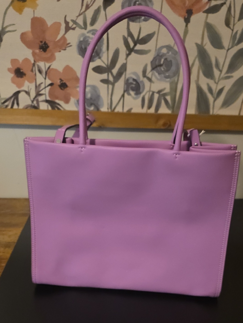 Tory Burch Ella Bio Tote- Bright Amethyst - Picture 4 of 5